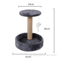 Torre para gatos con plataforma relax de árbol pequeño negro